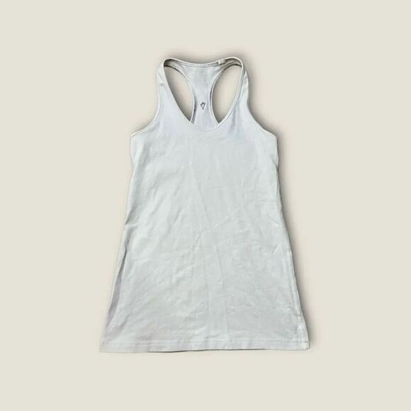 IVIVVA Girls 12 White Racerback Activewear Tank Top - Picture 1 of 4